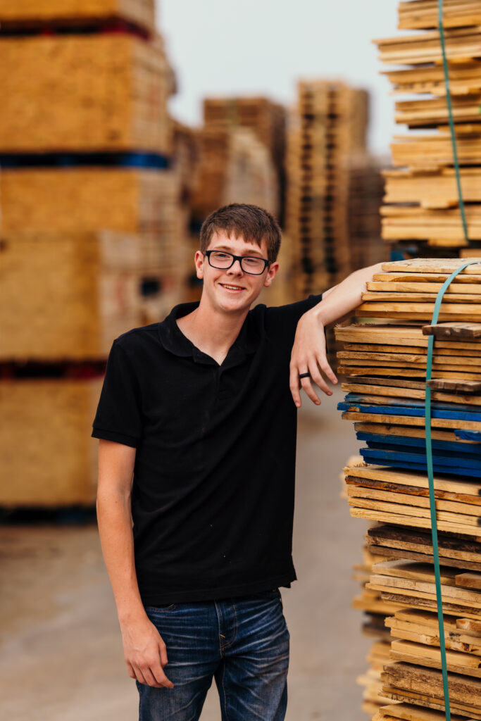 Kansas City senior portraits with relaxed and candid moments