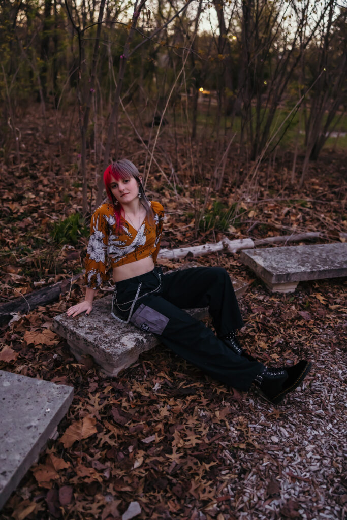 Kansas City senior casual senior portrait