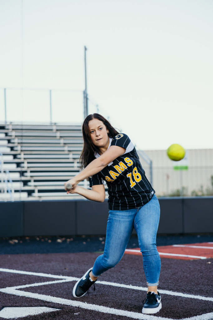 Senior photos with natural movement and candid expressions