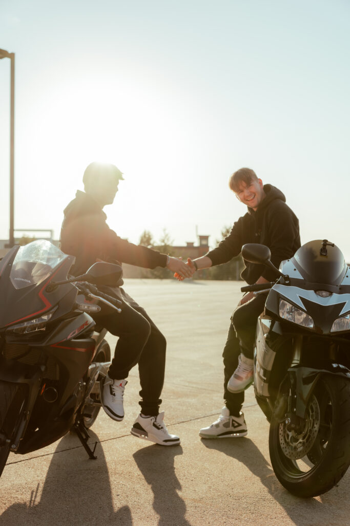 Kansas City senior boy outdoor summer portrait session