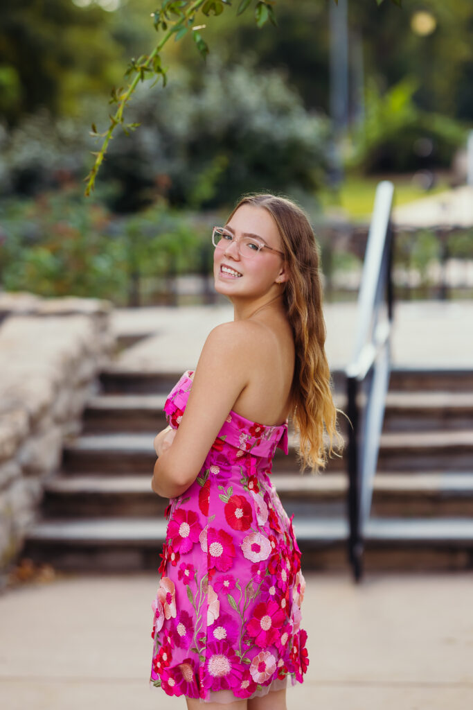 Kansas City senior session at Loose Park