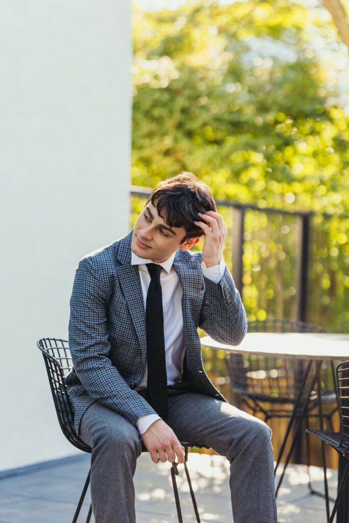 Kansas City high school senior boy photo session