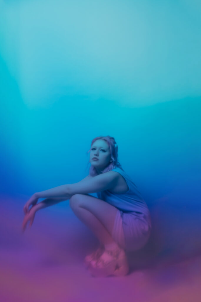 Studio session for Kansas City senior alternative girl
