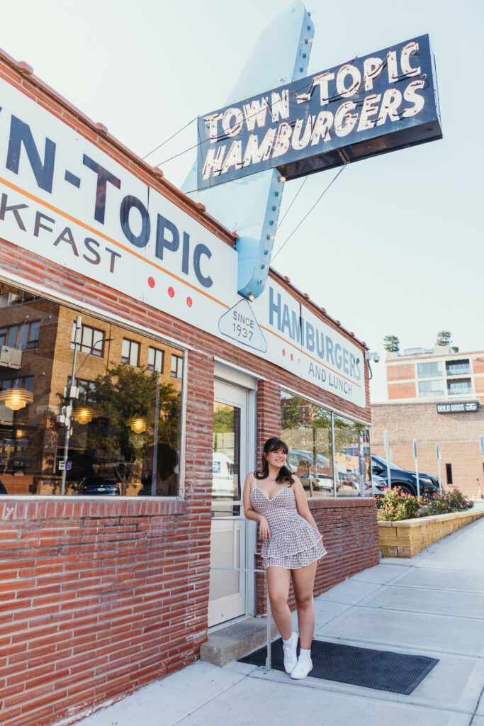 High school senior at Town Topic in downtown Kansas City